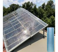 UHEKC Panneaux Isolants Thermiques Transparents Housse Remplacement Pergola Abri Voiture pour Serres, Jardin, Voiture, Cabanes, Facile Découper(0.8x1m/2.62x3.28ft)