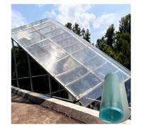 UHEKC Toitures en Fibre de Verre, Isolation de l'eau Pluie Panneaux Endurance pour Serres, Jardins, Remplacement Panneaux Toiture(0.5x10m/1.64x32.8ft)