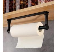 UHETLET Porte Sopalin, Porte-Rouleau de Papier essuie-Tout Mural sans perçage Portes Papier Toilette en Alliage d'Aluminium Portes Rouleau Papiers Cuisine Support Support Essuie Tout Mural, 32.5CM