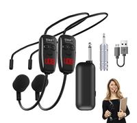 Uhf Casque microphone sans fil - Casque de fitness sans fil, tête rechargeable | Microphone sans fil Uhf pour enseignant, microphone pour amplification de la voix lors d'une conférence de fitness