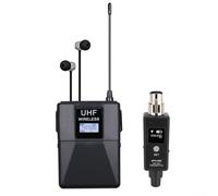 UHF Système intra-auriculaire sans fil avec 20 canaux sélectionnables, kit de scène à faible latence pour performance en direct et enregistrement en studio