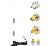 Uhf Vhf Antenne Mobile Cb Antenne Voiture 47,5 Cm Antenne Double Bande 144/430 Mhz Antenne Radio Cb Antenne Pl259 + Câble D'extension 300 Cm Pour Btech Icom Midland Yaesu Tyt Cobra[Gbp6275305]