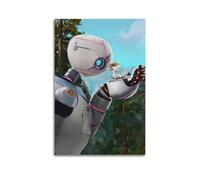 UHHYFVN Poster de personnage de robot sauvage, poster d'art mural décoratif pour chambre à coucher, 20 x 30 cm, sans cadre