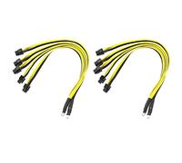 Uhidka 2X S7 S9 à 5X PCI-E PCIe 6Pin GPU Câble d'alimentation Séparateur de Carte Graphique pour BTC Miner Bitcoin Litecoin S11 T9 + X10 L3 + A3 A841