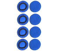 Uhidka 4 Paires 8 cm Couvercles D'Écouteurs Élastiques Colleurs de Casque Extensibles et Lavables Protégeurs D'Oreillettes Sanitaires C C