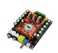 Uhidka Carte D'Amplificateur de Puissance Numérique Haute Puissance TDA7498E 2.0 160WX2 Amplification Stéréo Prend en Charge Le Ventilateur de Refroidissement BTL 220W