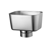 Uhidka Connecteur de Drainage des Vers le Bas en Acier Inoxydable Adaptateur de Gouttières de Gouttiers de la Guttre
