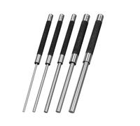Uhidka Ensemble de 5 Poinçons à Goupille, Kit D'Outils de Poinçonnage en Acier au de 20 cm (1/8 Pouces à 3/8 Pouces) avec Rangement pour la Réparation de Montres et de