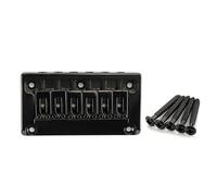Uhidka Fixes à 6 Cordes de Guitare Électrique Pont Supérieur de Chargement de Charge de Charge Noire