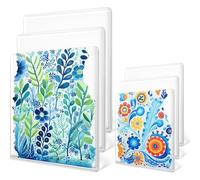 Uhidka Lot de 6 Plaques D'Impression Monotype - 20 X 25 cm + Plaque de Gel 12,7 X 18 Cm, Plaques Gelli - pour Presse-Art, Fabrication de Cartes et Scrapbooking