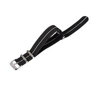 uHLANQC Bracelets de Montre pour Hommes, Bracelet de Montre en Nylon tissé élastique, Parachute des troupes françaises, Boucle ardillon Noire, Accessoires Militaires de l'otan, 20mm/22mm(Type 3,20mm)
