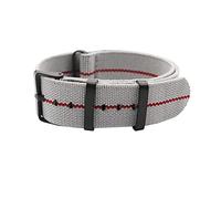 uHLANQC Bracelets de Montre pour Hommes, Bracelet de Montre en Nylon, Toile élastique, Parachute des troupes françaises, 20 mm/22 mm, for Montre à Quartz, Montres mécaniques(Type 14 Black,20mm)