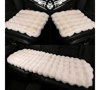 uHLANQC Coussin de siège Voiture en Peluche d'hiver for Lamborghini Countach LPI 800-4 Egoista, Coussin Chaud épais, Housse Auto Fausse Fourrure Lapin Douce et Chaude(C Beige)