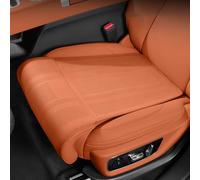 uHLANQC Coussin de Support d'extension Jambe siège Voiture for BMW 6er M6 G32 630i 630d 640i 640d, Coussin Repose-Jambes en Cuir, Extension Mousse à mémoire Forme(C Orange)