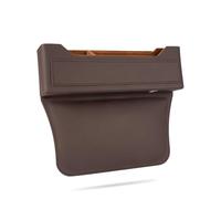 uHLANQC Organisateur de Remplissage d'espace pour siège de for RAM ProMaster/Rampage/Concept/Dakota/ProMaster City, Poche latérale for Console Avant avec Trou de Chargement USB(C Brown)