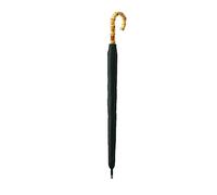 uHLANQC Parapluies pour la Pluie Parasol, Parapluie en Bambou avec Crochet et Long Manche, Grand Parapluie Automatique, Convient aux Unisexes(Green)