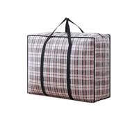 uHLANQC Sac de Voyage Pliable à Main Extra Large, Robuste, capacité d'épaississement, Stockage Bagages étanche, Emballage Mobile tissé(Black,S-50x32x23cm)