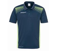 uhlsport 100214406 T-Shirt Homme, Petrol/Flash Vert, FR : S (Taille Fabricant : S)