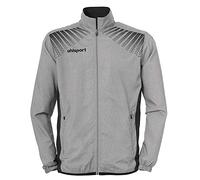 uhlsport 100516105 Veste Mixte Enfant, Gris foncé mélange/Noir, FR : XS (Taille Fabricant : 164)