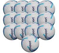uhlsport 13 Nitro Synergy Soccer Balls 100166701 with Ballbag, Farben:Blanc
