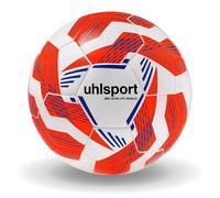 uhlsport 290 Ultra Lite Addglue Football Enfants, Blanc/Fluo Orange/Royal, 5
