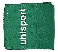 Uhlsport 3 Paires de fixations pour protége-tibias Vert 65 mm