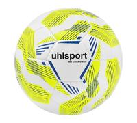 uhlsport 350 Lite Addglue Football Jeunes et Adultes, Blanc/Fluo Jaune/Royal, 5