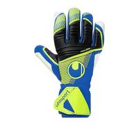 uhlsport Absolutgrip HN Pro Junior Gants de Gardien de But de Football pour Enfants - adhérence par Tous Les Temps, 6, Bleu Marine/Jaune Fluo