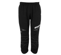 UHLSPORT - ANATOMIC Short Long Gardien - Pantalon Gardien Football - Renfort Hanches et Genoux - Ceinture Elastique - noir - FR : XXS (Taille Fabricant : XXS)