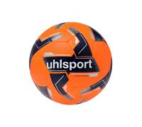 UHLSPORT Balle orange / noir / argent, Taille 5