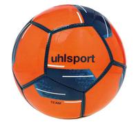 Uhlsport Ballon de Football Team Mini – Loisir – Orange fluo/Bleu marine/Bl – Taille UNIQUE