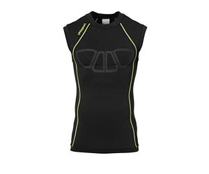 uhlsport Bionikframe Debardeurs Homme, Noir/Fluo Jaune, FR : M (Taille Fabricant : M)