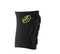 UHLSPORT - BIONIKFRAME KNEE PAD - Genoullières - Grande flexibilité - Bandage Élastique - noir/jaune fluo