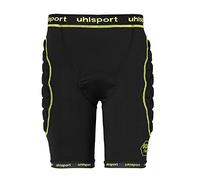 UHLSPORT - BIONIKFRAME PADDED SHORT - Sous Short - Matière Nanoflex - Technologie BionikFrame - noir/jaune fluo - 2XL