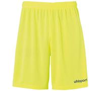 uhlsport Center Basic Short pour Enfant, Enfant, 100334221, Jaune Fluo/Noir, 140 cm