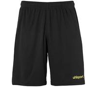 uhlsport Center Basic Short pour Enfant, Enfant, 100334222, Noir/Jaune Fluo, 116 cm