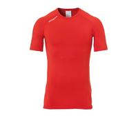 UHLSPORT Chemise fonctionnelle rouge / blanc, Taille S