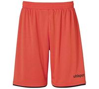 uhlsport Club Shorts Homme, Muticolore (Dynamic Orange/Noir), 116