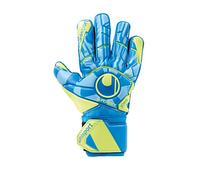 Uhlsport Control Supersoft Gants de gardien de but Mixte Adulte, Radar Bleu/Jaune Fluo/Noir, FR Unique (Taille Fabricant : 10)