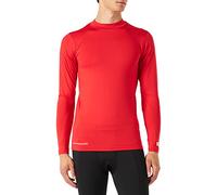 uhlsport - Distinction Color Baselayer - Sous Maillot Manche Longues - Mixte Enfant - Rouge - FR: 10 ans (Taille Fabricant: 140/8-10 years)