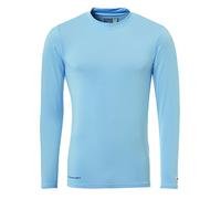 UHLSPORT - DISTINCTION COLORS BASELAYER - Sous Maillot Manche Longues - Matière Légère - Coupe Moulante Ajustée - bleu ciel - FR : XXS (Taille Fabricant : XXS)