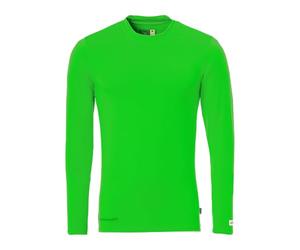 uhlsport Distinction Colors Baselayer - T-Shirt Technique à Manches Longues pour Homme et Femme - sous-vêtement de Sport près du Corps, idéal pour Le Football, l'entraînement et la Course à Pied