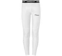 uhlsport Distinction Pro Long Tights Bas Homme, Blanc, S