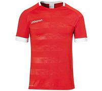 uhlsport Division II Shirt Shortsleeved T-Shirt d'entraînement de Football pour Homme M Rouge, Blanc
