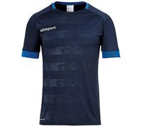 uhlsport Division II Trikot Type de Haut Homme, Bleu Marine/Bleu Azur, XXXL