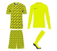 Uhlsport Ensemble gardien de but Progressive – complet manches longues Jaune M Homme
