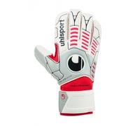 uhlsport Ergonomic Soft Gants de Gardien R 9 weiß/Silber/Rot