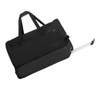 uhlsport Essential 90 L Travel Trolley Sac de Sport à roulettes Trolley avec poignée Football Handball Fitness Sport - avec Compartiment inférieur - Noir