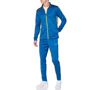 uhlsport Essential Classic Survêtement Hommes, Azur Bleu/Limonen Jaune, S