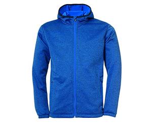 uhlsport Essential Fleece Veste Mixte Enfant, Azur Bleu Mélange, FR : XXS (Taille Fabricant : 128)